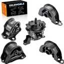 Engine Motor Mount & Trans Mount Replacement for Honda 1996 1997 1998 1999 2000 Civic 1.6L, Engine Mount Set of 5 Replaces OE# A6520 A6502 A6556 A6506 A6526