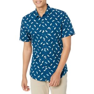 Amazon Essentials Slim-Fit Men's Short Sleeve Button Down Shirt (XL)