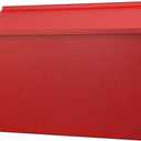 KYODOLED Wall-Mount Mailbox, Large Capacity Mail Box, Galvanized Steel Rust-Proof Metal Post Box, Mailboxes for Outside,15.7"x9.9"x4.9" Red