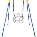 Swing Stand, Metal A-Frame Hammock Chair Stand, Foldable Baby Swing Frame(NO SEAT)