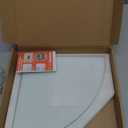 AlaKong 2 Sets Glass Shower Shelves - Corner Shower Shelf Organizer for Soap & Shampoo, Adhesive Bathroom Shelf, No Drilling