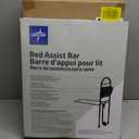 Medline Bed Assist Bar with Storage Pocket, Height Adjustable Bed Rail for Elderly Adults, Assistance for Getting In and Out of Bed at Home