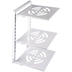 Fxzqgnh Pot And Pan Organizer Pot And Pan Rack Space Saving Pot Holder Kitchen Organizer Countertop Storage, 3 Tier White