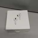 Apple AirPods 4 Wireless Earbuds, Bluetooth Headphones, Personalized Spatial Audio, Sweat and Water Resistant, USB-C Charging Case, H2 Chip, Up to 30 Hours of Battery Life, Effortless Setup for iPhone