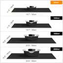 Stainless Steel Dog Bowls with Mat - Non-Slip EVA Rubber Bottom, Food & Water Bowl for Dogs, Cats - Dishwasher Safe (17oz bowl + 11.8*19.6'' mat)