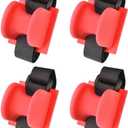 MiOYOOW 4PCS Fishing Rod Holders for Railings, Portable Fishing Pole Holders for Bridge Railings Ship Railings Seaside Guardrails