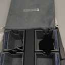 Kabinka Commander Deck Box for MTG Fits 400+ Double-Sleeved Card Storage, 5 IN 1 Removable Card Case with Dice Tray, Display Window for TCG/PTCG/EDH, 4 Magnetic One Touch Holders (Black)