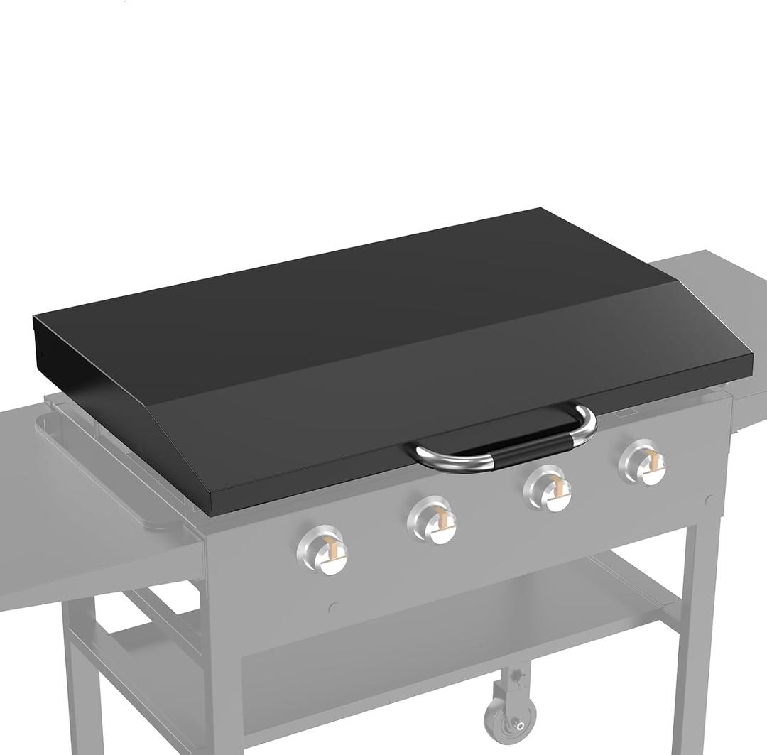 Back Hinged Lid with Handle for Blackstone and Other Brand 36" Griddles, Griddle Accessories Hard Cover Hood for Blackstone 36" Griddle 1825 1818 1836 1899 1863 1866 2122 1923 1565 1554 1560 2149 1841