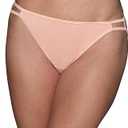 Vanity Fair Women's Illumination String Bikini Panty 18108, Rose Beige, Medium/6