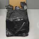 YYaaloa 100 pcs Black Trash Bags with Handles - 14x22 Super Thick 1.8mil Plastic Rubbish Bags for Office, Picnic, Kitchen, Bulk Use
