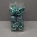 XmasExp Christmas Ball Ornaments (3.15", Mint Green) 16ct Christmas Ball Ornaments Shatterproof Xmas Tree Hanging Balls Decorations Perfect for Holiday Wedding Christmas Decor