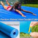 Ahpuhtan 30 x 6Ft Slip and Slide for Adults with 2 Bodyboards, Extra Long Heavy Duty Slip n Slide Backyard, Lawn Big Water Slide Tarp for Adults, 1 PACK - 30 x 6FT