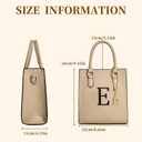 I IHAYNER Women Tote Bags Trendy Personalized Initial Shoulder Bag Top Handle Satchel Purse for Women Crossbody Hobo Handbags