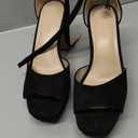 The Drop Women's Hamalie Platform Sandal (9, Black)