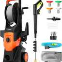 Pressure Washer, Power Washer with Foam Cannon High Pressure Washer for Cars, Fences, Patios, Decks, Patios and Driveway Powerwasher