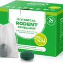 Plant-Based Mouse Repellent Pouches – Natural Rodent Deterrent with Essential Oils – Humane, Non-Toxic Mice Repellent Safe for Kids & Pets – Indoor & Outdoor Rodent Control (24)