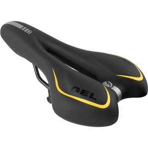 MSDADA Gel Bike Seat Bicycle Saddle, Bike Saddle for Men & Women, Waterproof Bicycle Seat Comfortable Soft Cushion for Road Bike, Cruiser, Mountain Bike, Exercise Bike, City Bikes