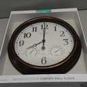 LA CROSSE TECHNOLOGY 404-3015 Clock wall with Thermo, 15-1/2"