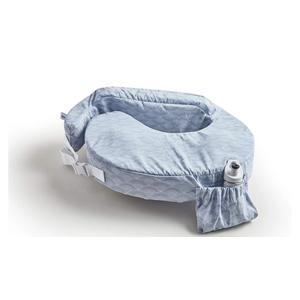 My Brest Friend Original Nursing Pillow Enhanced Ergonomics Essential Breastfeeding Pillow Support For Mom & Baby W/ Convenient Side Pocket, Double Straps & Slipcover, Horizon