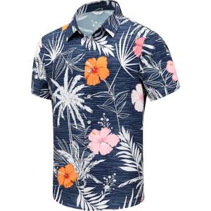 SheLucki Hawaiian Shirt for Men, Unisex Summer Beach Casual Short Sleeve Button Down Shirts, Printed Palmshadow Clothing (Flower Blue, Size M) SheLucki Hawaiian Shirt for Men, Unisex Summer Beach Casual Short Sleeve Button Down Shirts, Printed Palmshadow Clothing (Flower Blue, Size M)