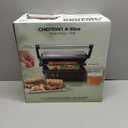 Chefman Panini Press Grill and Gourmet Sandwich Maker Non-Stick Coated Plates, Opens 180 Degrees to Fit Any Type or Size of Food, Stainless Steel Surface and Removable Drip Tray, 4 Slice, Black