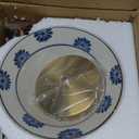 Blue and White Porcelain Pendant Light Vintage Glass Farmhouse Pendant Lighting Kitchen Island Antique Chandelier Nordic Ceramics Modern Hanging Lamp for Dining Room Bedroom Restaurant