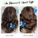 UDU Short Wavy Hair Topper for Women with Thinning Hair, 11 Inch Natural Looking Hairpiece, Volume Booster Wiglet for Coverage, Heat Resistant Synthetic Topper for Women