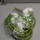 DUYONE 4PCS Artificial Flowers Large Hydrangeas Flowers Latex Bouquet for Wedding Bridal Office Home Party Decoration (4Pcs White)