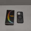 TORRAS Ultra Magnetic Ostand for iPhone 15 Pro Case [Fit for MagSafe] [Sturdy Stand & Ring Holder] Mil-Grade Shockproof Matte Anti-Scratch Slim Protective Kickstand Phone Case, Black Titanium 6.1"