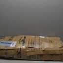 2 Pack Folding Camping Chairs for Adults - High Back Padded Outdoor Lawn Chairs with Lumbar Support & Cup Holder, 400lbs Heavy Duty Portable Camping Chairs Set (Light Blue & Brown, 2 PCS)