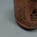 Gnomes Solar Lanterns Outdoor Waterproof Hanging Solar Lights Gnomes Gifts for Women Men Mom Metal Decorative LED Outdoor Lanterns for Patio, Lawn, Landscape, Garden Decor, Yard Decorations