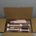 Rotating Hair Dryer Blow Brush, Multi Hot Air Styler Wrap, 105,000 RPM High-Speed Volumizing Spinning Blow Dryer Brush with Auto Curlers, Dry & Smooth & Curl & Volumize All in One (Pink)