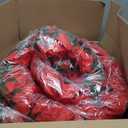 4 Pcs Red Artificial Rose Vine Hanging Faux Flowers Garland for Wedding Anniversary Birthday Party Background Arch Garden Home Wall Room Decor