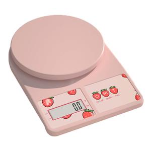 High Accuracy Digital Food Scale with Tare Function  Ideal for Kitchen, Coffee, Baking, and Food Prep  Measures in Grams and Ounces with Easy Unit Conversion (Pink, 10kg)