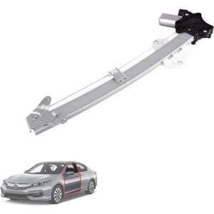 Front Left Driver Side Power Window Regulator with Motor Assembly Compatible for 2013-2017 Honda Accord, Replacement 748-017, 72250T2AA11, 72250-T2AA11