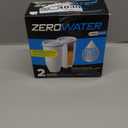 ZeroWater Official Replacement Filter - 5-Stage 0 TDS Filter Replacement - System IAPMO Certified to Reduce Lead, Chromium, and PFOA/PFOS, 2-Pack