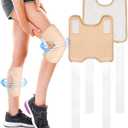 Upgraded Castor Oil Pack Wrap Larger Knee Knee Castor Oil Pack Wrap 2PCS Organic Cotton Caster Oils Compress Pads for Elbow Reusable with Adjustable Elastic Strap Waterproof Anti Oils Leak