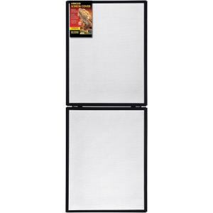 Exo Terra Hinged Terrarium Screen Cover, 60 Breeder/75 Gallon Easy Access, 18.75x 48.75 Full Open, Durable UV Ventilation