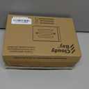 CLOUDY BAY 5CCT 12V 4W Low Voltage LED Step Light with Horizontal Louvered Faceplate for Steps Decks Stairs, Outdoor Stair Lights, Wet Locations, 6 Pack, Black