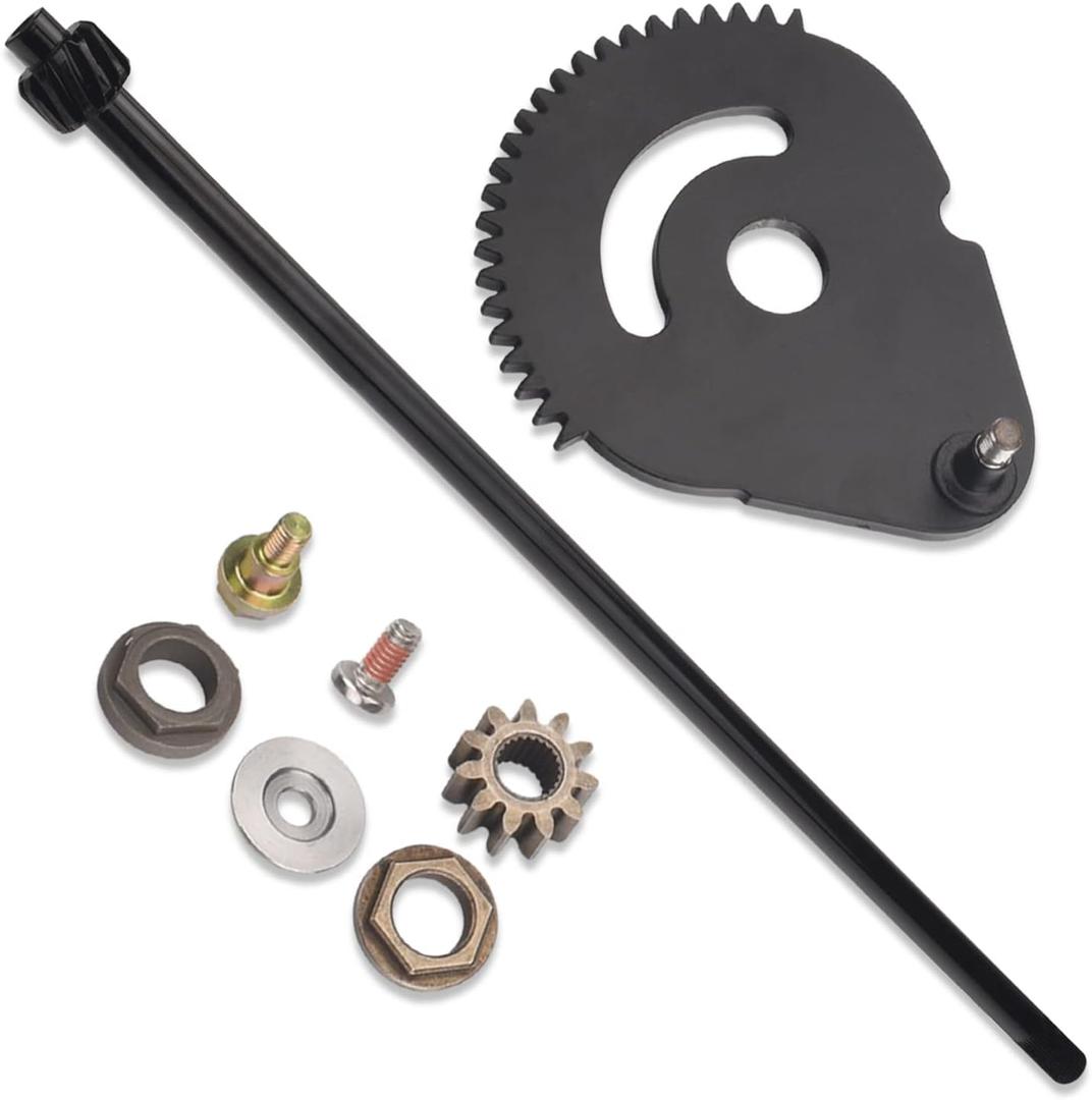 938-05078 738-05078 617-04094 5/8 Steering Rod Shaft (Length 21")/941-0656A Gear Bush/948-0389 Steering Rod Cap-Screw for MTD C-ub Cadet Troy-Bilt Replace 738P07154,738-05078, 61704094 - With Bushing