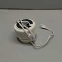 Ceramic Wax Melt Warmer - LED Night Light Candle Wax Warmer for Scented Wax, Electric Fragrance Wax Melter for Home, Office, Bedroom Decor, and Gifts (White)