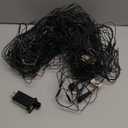 Ollny Net Lights Outdoor Mesh Light, 210LED 10x7ft Green Wire Christmas Net Lights, IP67 Waterproof, 8 Modes Plug in Bush Light for Tree Shrubs Outside Patio Decorations, Warm White