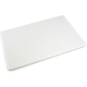 2 x Commercial Grade Plastic Cutting Board 18 x 12 x 1/2 Thick High Density White Poly, NSF Certified and Dishwasher Safe for Food Service