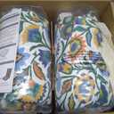 Outdoor High Back Patio Chair Cushions, Fade Resistant & Waterproof Tufted Seat and Back Cushions for Patio Furniture, Patio Chair Cushions 44x22 Inch, Set of 2, Fiesta Floral, 44"x22"x4"