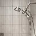 KOHLER 23218-BN Awaken 2-in-1 Multifunction Shower Combo Kit, Rotating Showerhead and Handshower Set, 2.5 GPM, Vibrant Brushed Nickel