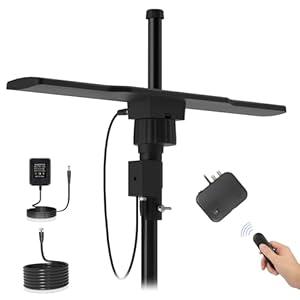 2025 Digital HD TV Antenna Outdoor, 1600+ Miles Long Ranges, Directional 360 Degree Rotation,Outdoor TV Antenna for Smart TV,Support 2 TVs-8K 4K 1080p All Smart/Old TVs VHF UHF-35ft HDTV Cable