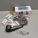 Filtered Shower Head with Handheld - High Pressure 3 Spray Modes Showerhead with Filters, 12 Replaceable Water Softener Filters for Hard Water | Ion Shower Drops Head with 75" Anti-Burst Hose (Gray)