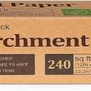 Unbleached Parchment Paper for Baking, 12 in x 240 ft, 240 Sq.ft, Baking Paper, Non-Stick Parchment Paper Roll for Baking, Cooking, Grilling, Air Fryer and Steaming