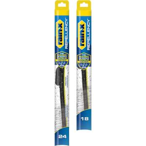 Rain-X 810349 Repellency Water Repellent Wiper Blades, 24" & 18" Windshield Wipers, All Weather Streak-Free for Enhanced Visibility w/Water Repellency Formula 