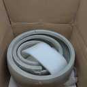 Kante 19.9",15.7",11.8" Dia Round Concrete Planter Set of 3, Outdoor/Indoor Large Bowl Plant Pots with Drainage Hole and Rubber Plug for Garden Patio Balcony Home, Weathered Concrete